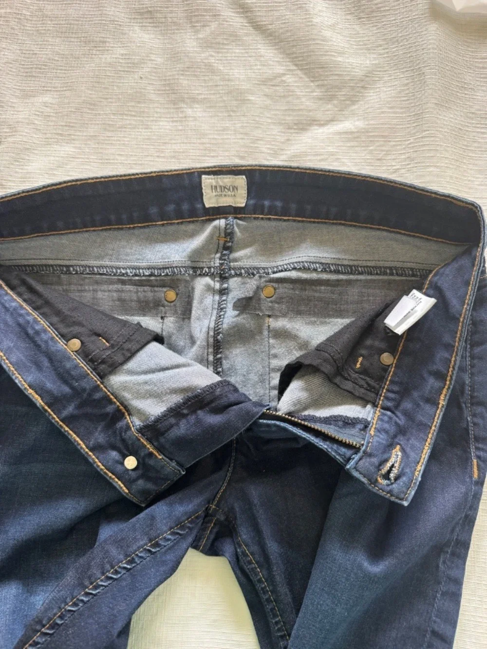 Hudson Jeans Deep Indigo Denim Bermuda Shorts Size 30
